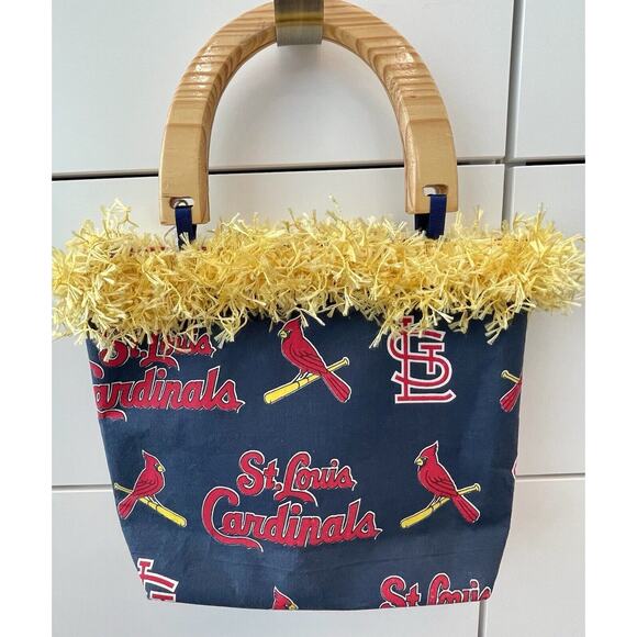 Fun St. Louis Cardinals Custom Hand made Purse - Just in time for the Playoffs! - Picture 2 of 7